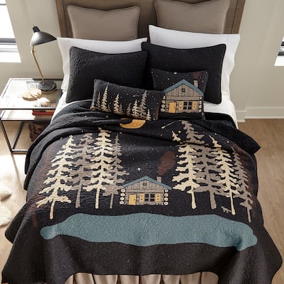 Donna Sharp Moonlit Cabin Quilt Collection