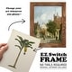 preview thumbnail 124 of 137, UA CH British Palms III -Framed Print w/glass-Cherry Red