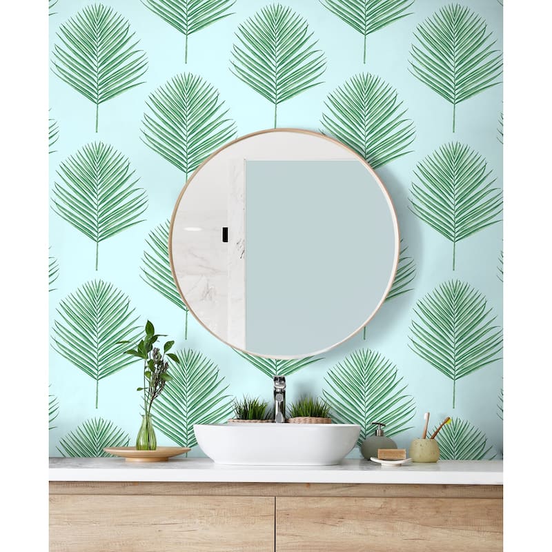 Luxe Haven Maui Palm Peel and Stick Wallpaper