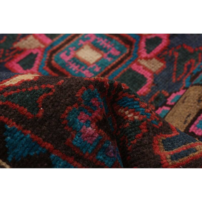 ECARPETGALLERY Hand-knotted Konya Anatolian Black, Red Wool Rug - 3'3 x 11'4