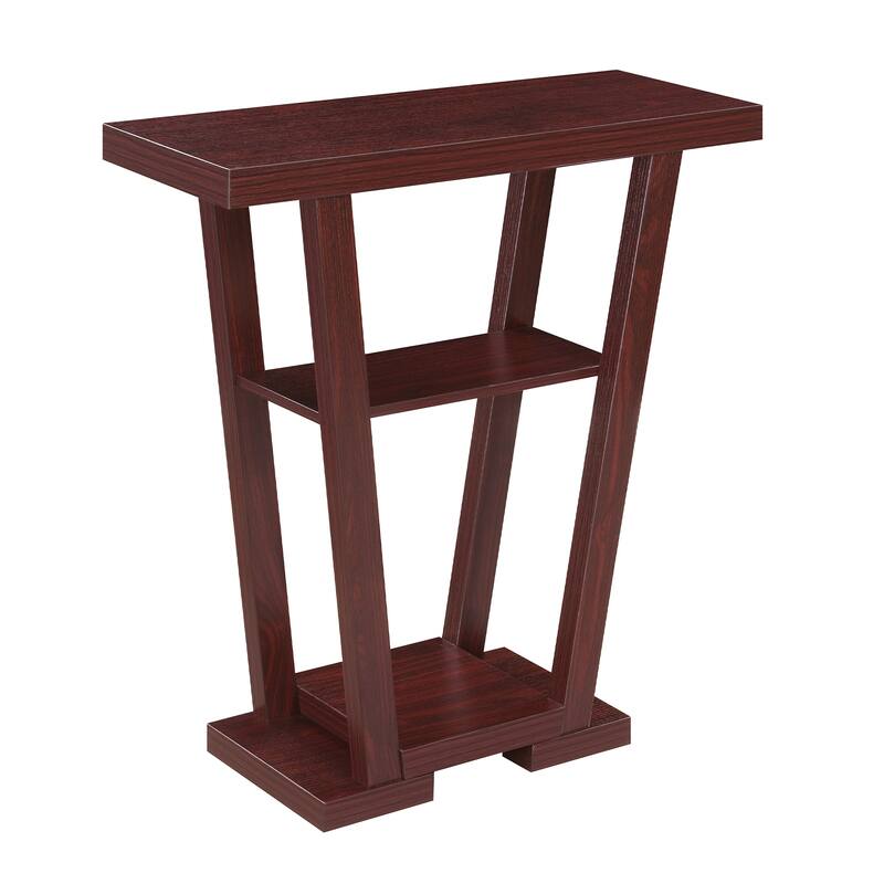 Convenience Concepts Newport V Console Table with Shelves