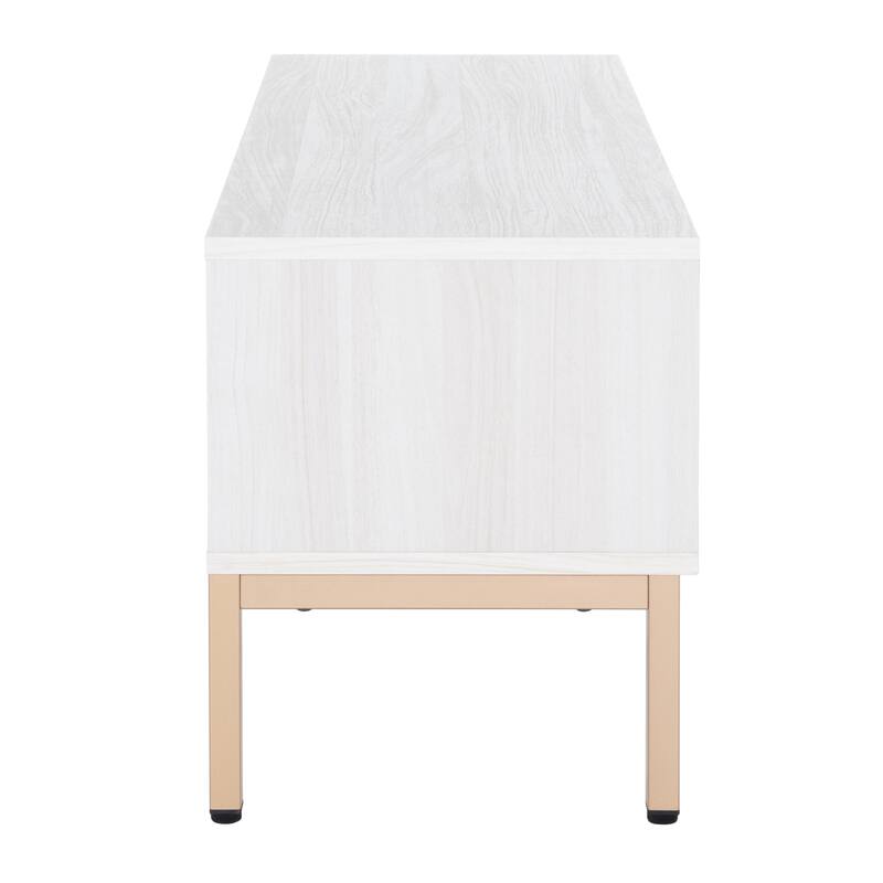 SAFAVIEH Britany 1-Door Media Stand (Fits Up To A 50" Flatscreen TV) - 46.9 In. W x 15.4 In. D x 18.7 In. H - 47Wx15Dx19H