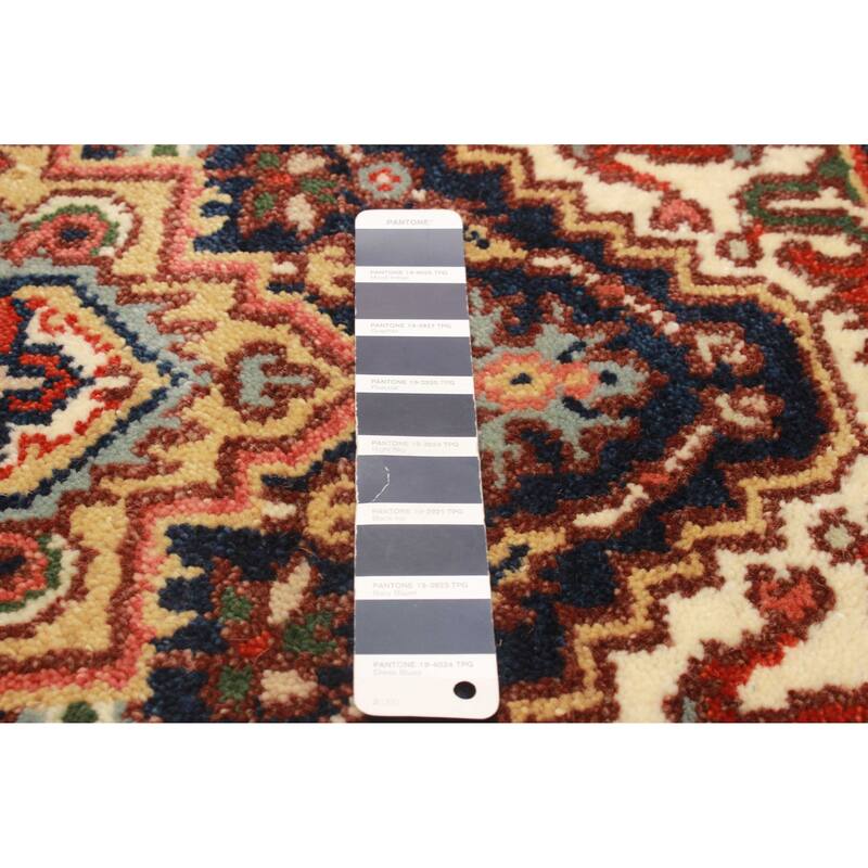 ECARPETGALLERY Hand-knotted Serapi Heritage Dark Navy Wool Rug - 2'7 x 18'0