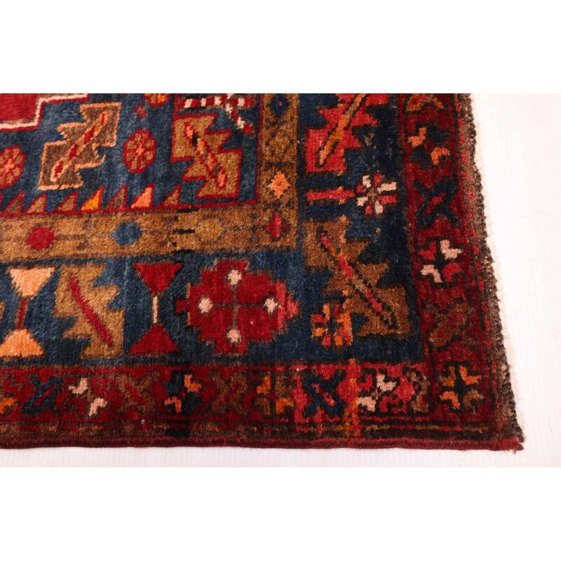 ECARPETGALLERY Hand-knotted Konya Anatolian Red Wool Rug - 3'7 x 13'9