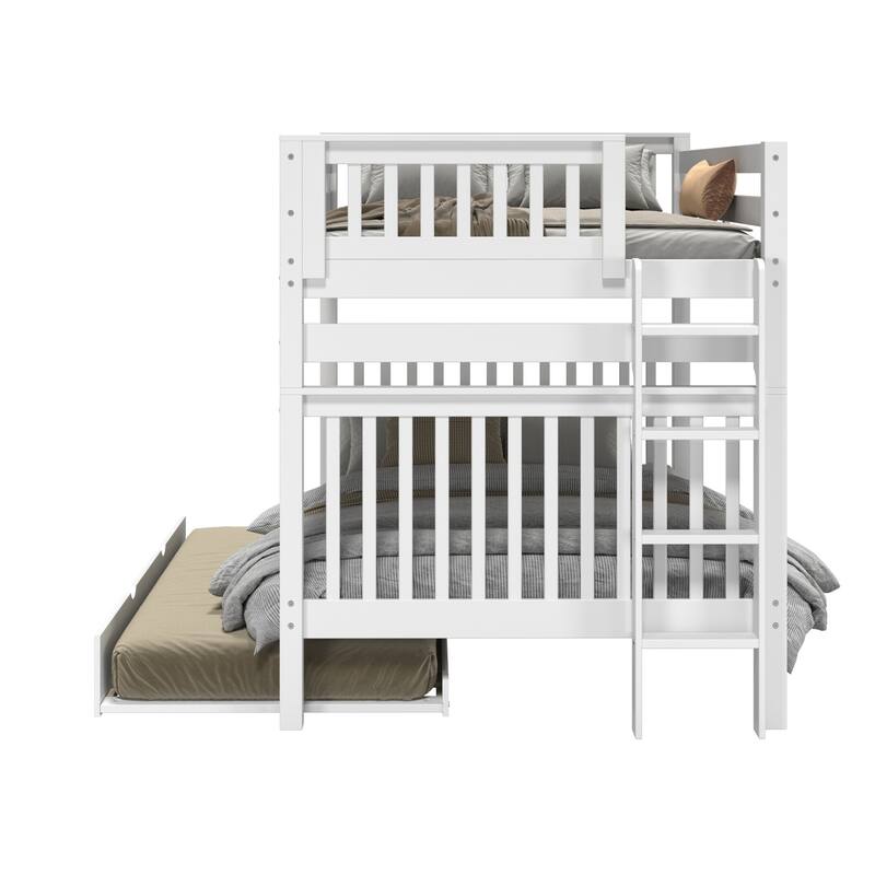 Taylor & Olive Trillium Full over Full Bunk Bed, Twin Trundle