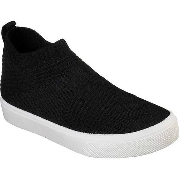 Shop Black Friday Deals On Skechers Women S Poppy Like Socks Mid Top Sneaker Black Overstock 27348366