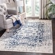 preview thumbnail 3 of 74, SAFAVIEH Madison Snowflake Medallion Rustic Farmhouse Distressed Rug 3' x 5' - Cream/Navy