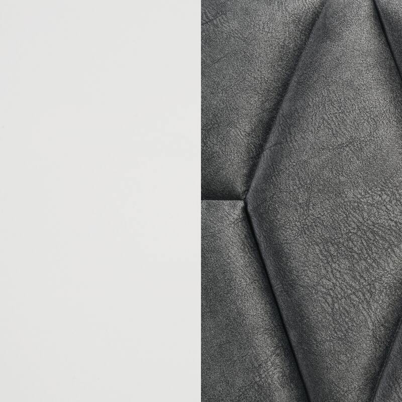 Taraval White Queen Upholstered Panel Bed