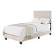 preview thumbnail 60 of 80, Celeste Modern Upholstered Bed, Box Spring Required