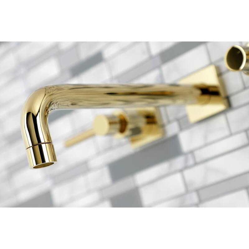 Kingston Brass Concord 3-Hole Wall Mount Roman Tub Faucet