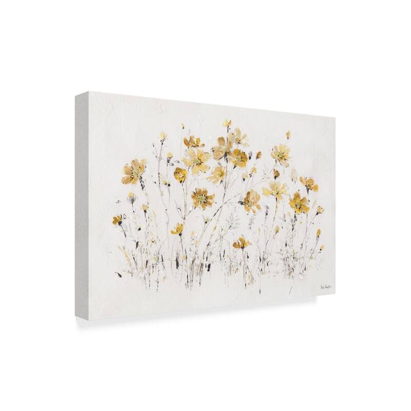 Lisa Audit 'Wildflowers I Yellow' Canvas Art