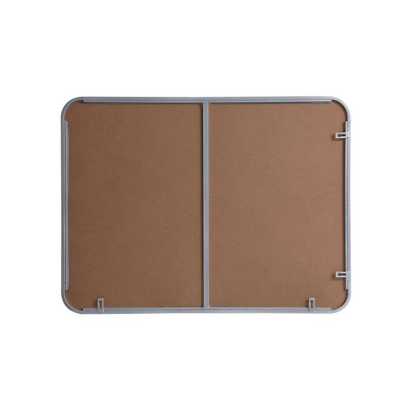 Ezra Soft Corner Metal Rectangular Mirror