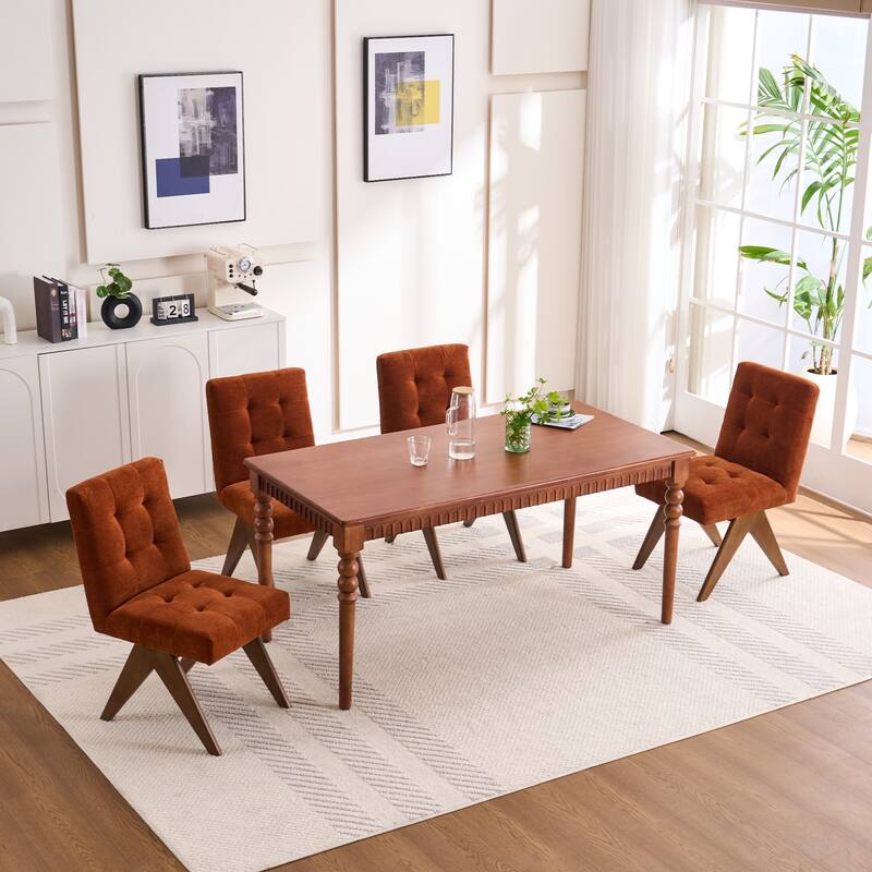 Mid Century Modern Dining Chair Set of 2