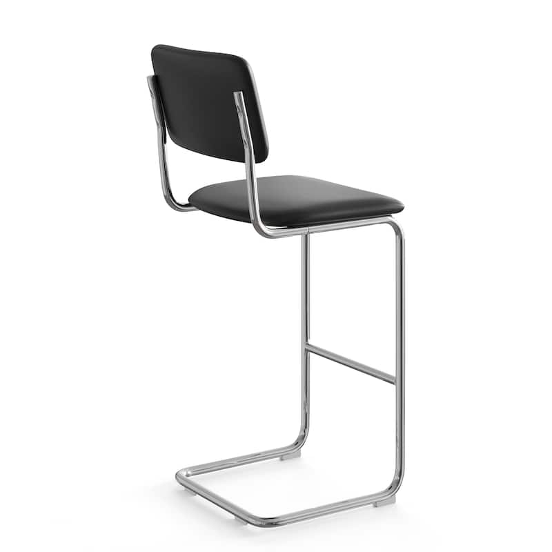 Hayward Vegan Leather Bar Height Stool (Set of 2)
