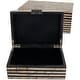 preview thumbnail 15 of 37, Mother of Pearl Handmade Geometric Box with Hinged Lid (Set of 2)