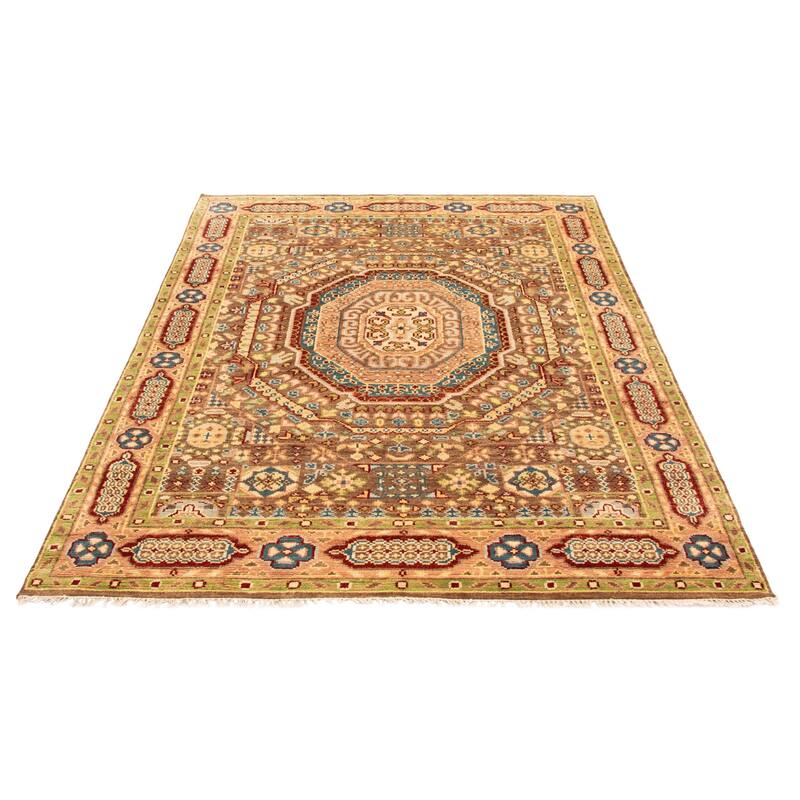 ECARPETGALLERY Hand-knotted Jules Serapi Brown Wool Rug - 7'10 x 9'11
