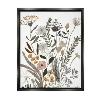 Stupell Modern Woodland Herbs Framed Floater Canvas Wall Art Design by ...