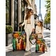preview thumbnail 10 of 8, Paris Nights 4-Piece Lightweight Upright Spinner Luggage Set