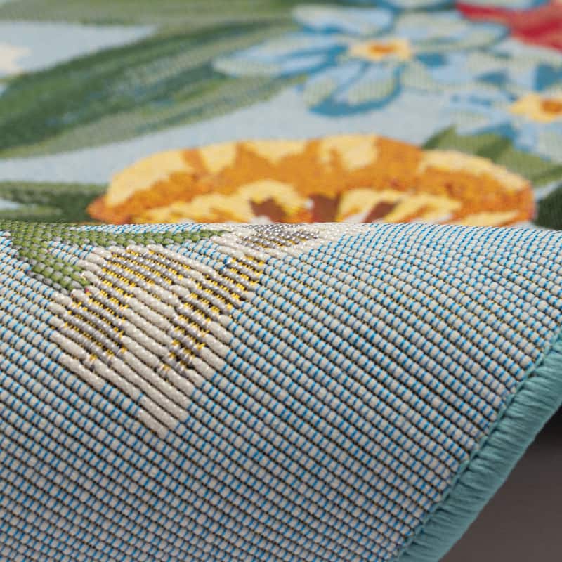 Liora Manne Esencia Secret Garden Indoor/Outdoor Mat