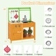 preview thumbnail 3 of 8, Costway Mud Kitchen for Kids with Realistic Stoves Faucet Sink Oven & - See Details
