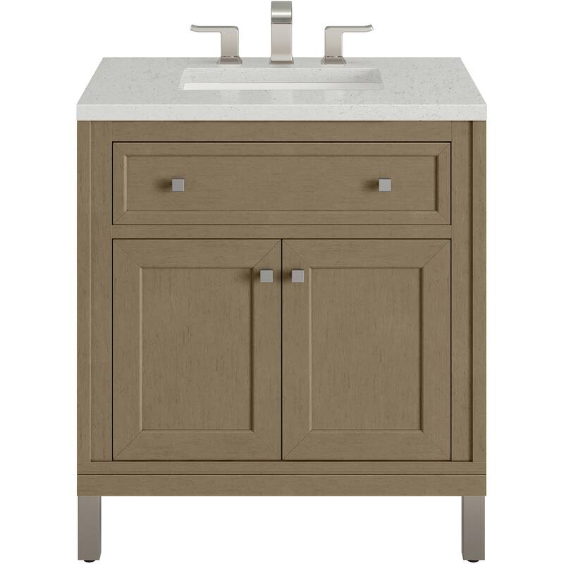 James Martin Vanities 503-V30-3LDL Chicago 30" Free Standing Single - Walnut Whisper