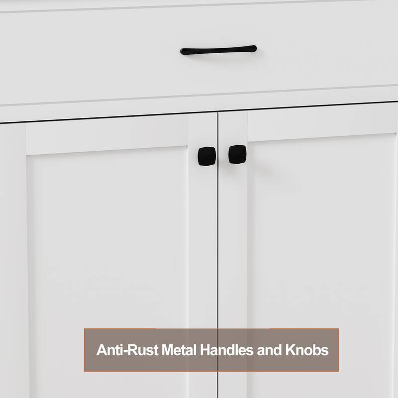 Modern Bathroom Vanity with Sink & Faucet Storage Cabinet Set