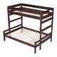 preview thumbnail 13 of 16, Twin over Full Wood Bunk Bed with Full-length Guardrail,2 Drawers and Headboard and Footboard