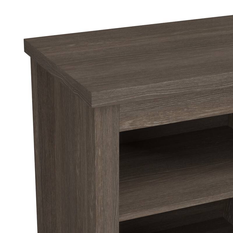65" Media Console with Six Open Storage Compartments