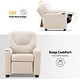 preview thumbnail 28 of 43, Mcombo Kids Recliner Chair Armrest Sofa for Toddlers Faux Leather