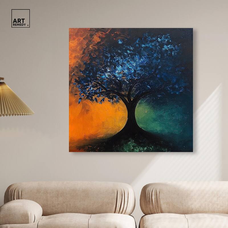 Tree of Opposites II Canvas by Art Remedy, Gallery Wrapped