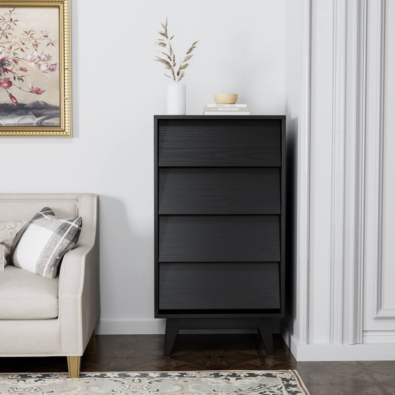 Double Dresser Features Vintage-style and Bevel Design