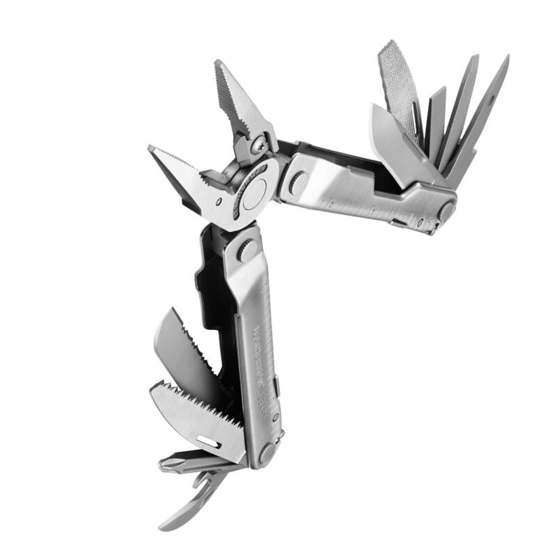 Leatherman Rebar Multitool with Premium Wire Cutters & Saw, Stainless Steel