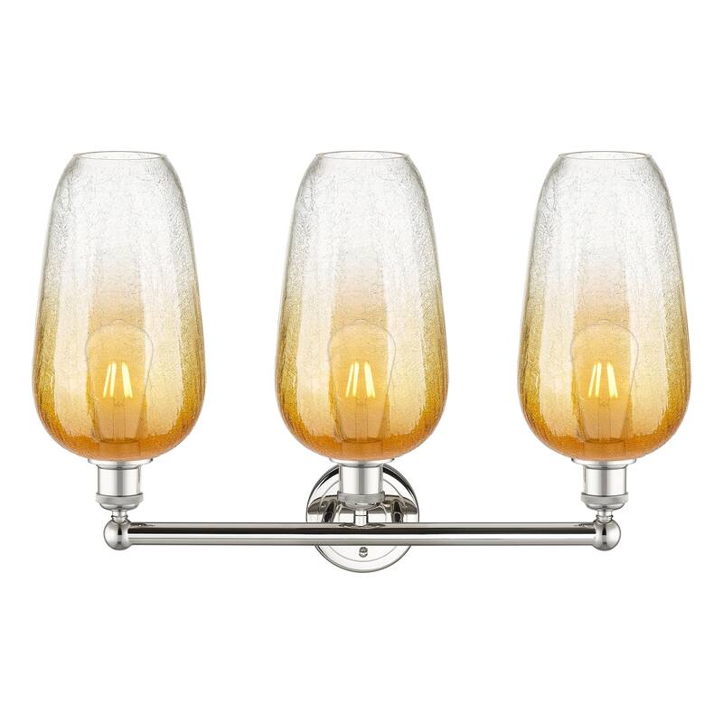 Innovations Lighting Endless Possibilities Edison - Brookhaven Flute - 3 Light 25" Bath Vanity Light