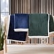 preview thumbnail 1 of 13, Eddie Bauer Solid Ultra Soft Plush/Sherpa Reversible Blanket