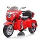 preview thumbnail 1 of 46, Kids Ride On Motorcycle, Kids Electric Motorcycle 12V Two Seat, Motorbike For Kids With Key Start /3 Wheels Headlight Red