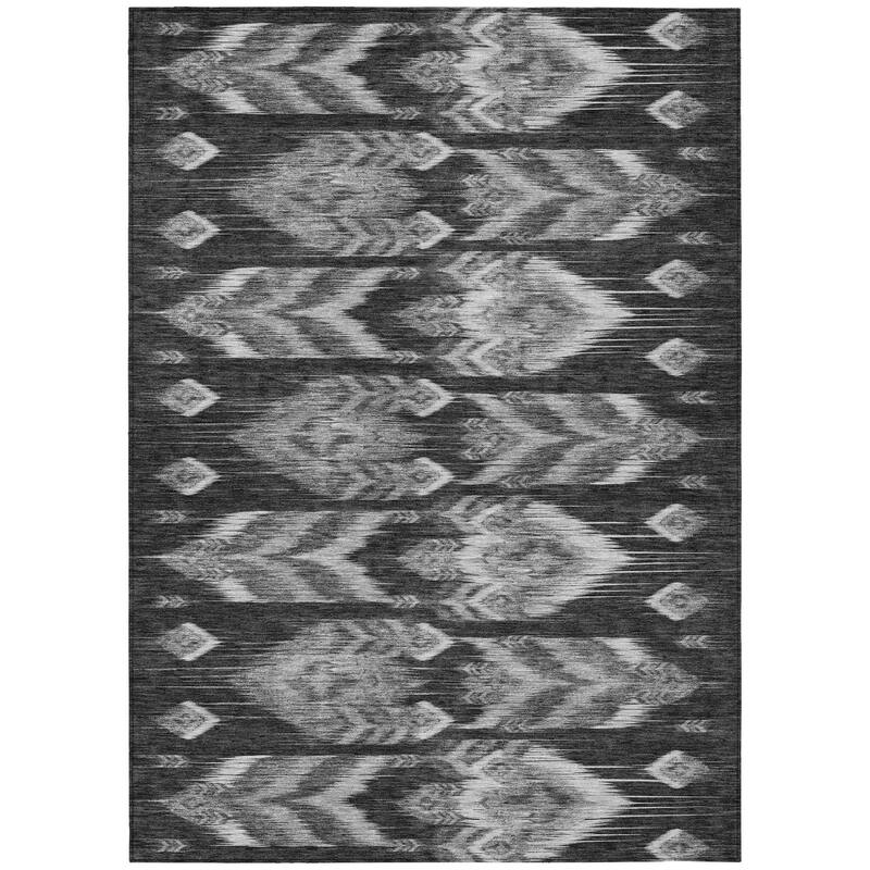 HomeRoots Southwestern Transitional Rectangle Outdoor Rug