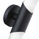preview thumbnail 19 of 18, 2-Light 16-inch Modern/Contemporary ADA Brushed Nickel Bath Vanity Light Bar with White Opal Glass