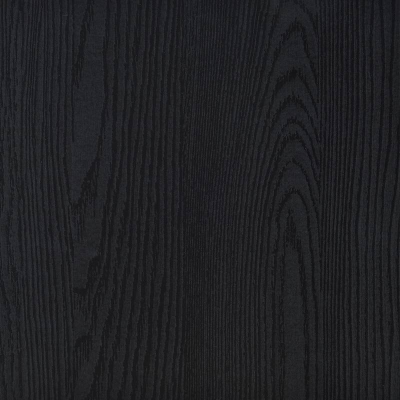 2-piece Wooden Coffee and End Table Set in Black - 2 Piece