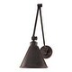 preview thumbnail 1 of 0, Hudson Valley Lighting Exeter Single Light 19" Tall Wall Sconce Old Bronze