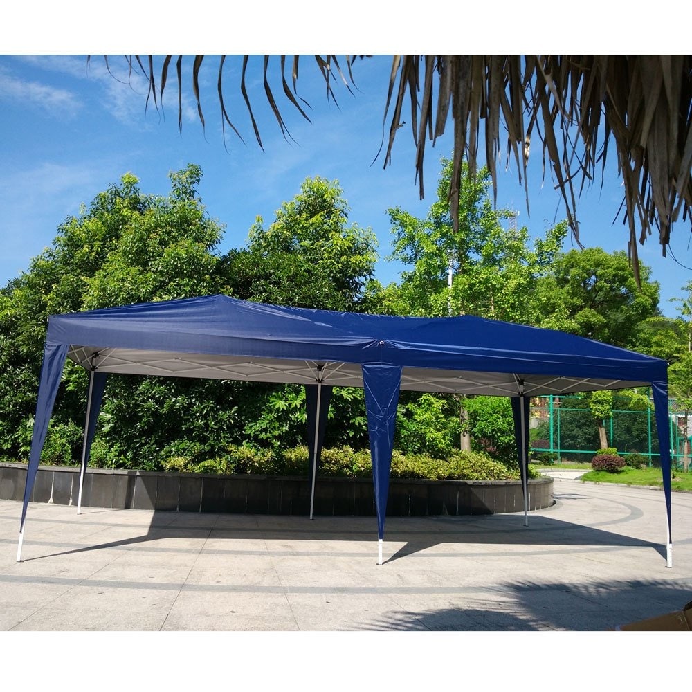 20'x10' Pop Up Canopy Outdoor Folding Gazebo Camping Party Wedding Pavilion Tent 
