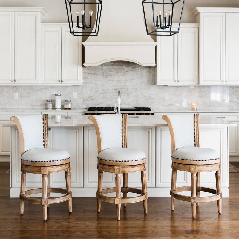 Maven Lane Pullman Swivel Kitchen Dining Stool
