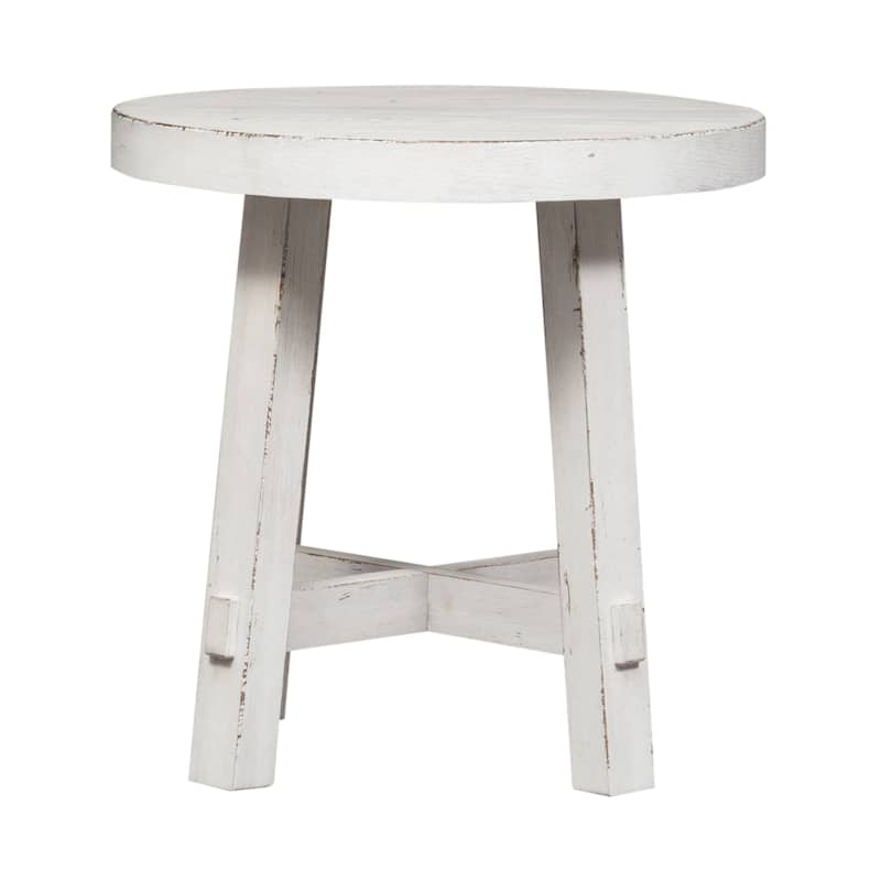Modern Farmhouse Flea Market White Distressed 3 Piece Set