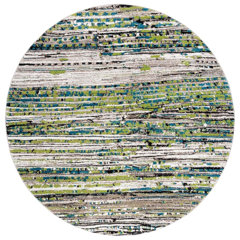 SAFAVIEH Porcello Neri Modern Multicolor Abstract Area Rug