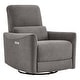 preview thumbnail 66 of 171, Spruce & Spring Asher Power Swivel Glider Recliner Metal-Fabric-Single