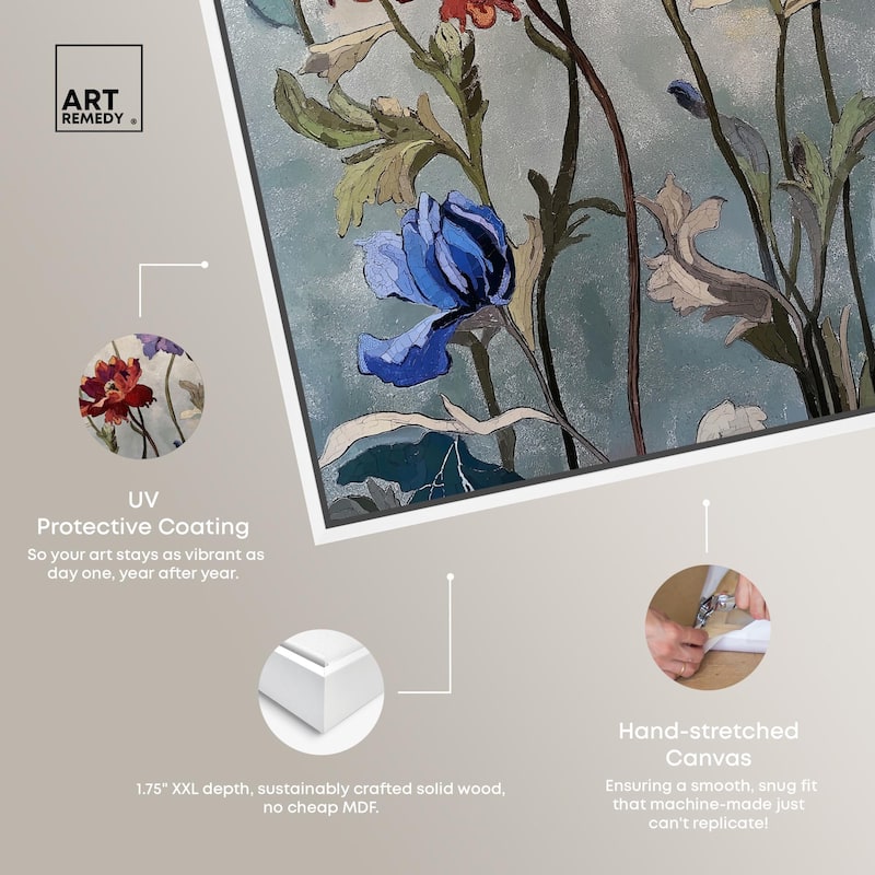 Hued Blossom I Canvas by Art Remedy