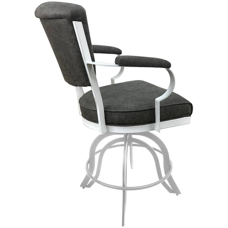 Miami Counter 26" or Bar 30" Metal Bar Stool on A Base