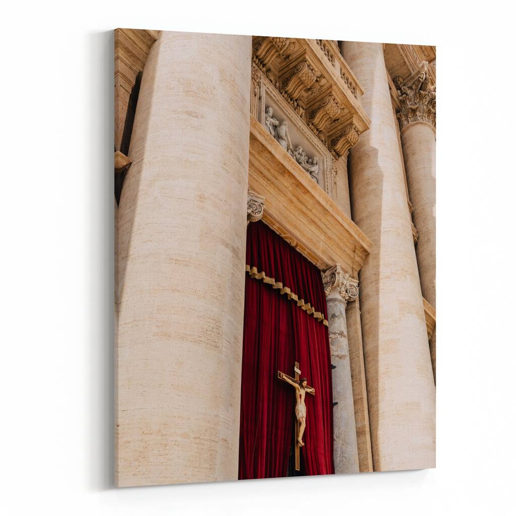 Rome Italy Architecture Basilica Canvas Wall Art Print