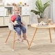 preview thumbnail 9 of 46, Costway 3 in 1 Convertible Wooden High Chair Toddler Feeding Chair - See Details
