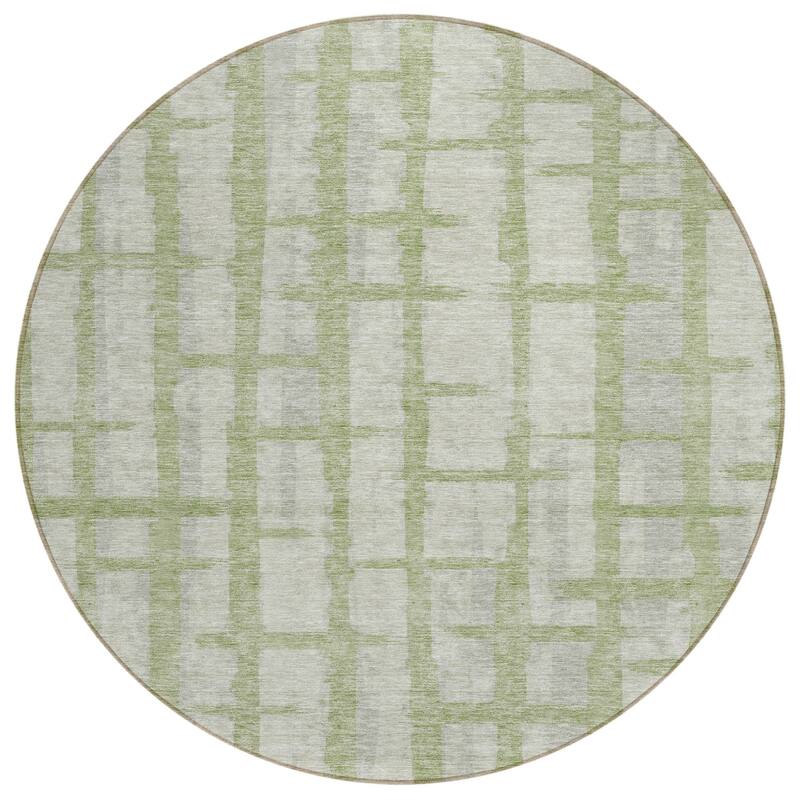HomeRoots Striped Transitional Rectangle Outdoor Rug