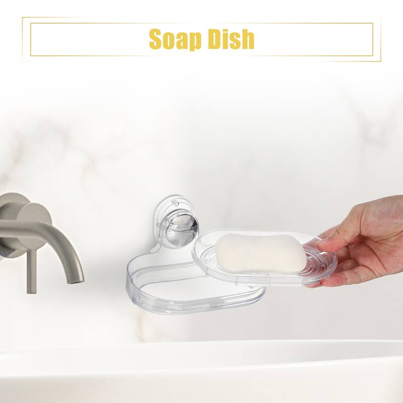 Soap Holder Soap Dish Soap Box for Shower Wall for Bathroom Kitchen